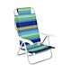 Beach Chair AL Sunny Top 6 Positions Lay Flat Oxford Assorted REF 063066
